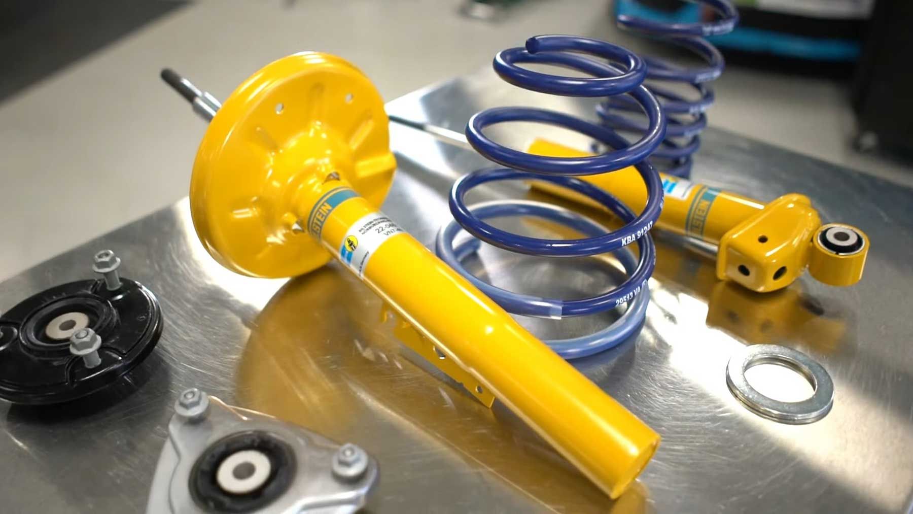 Bilstein dampers and springs for a Porsche 996 suspension refresh