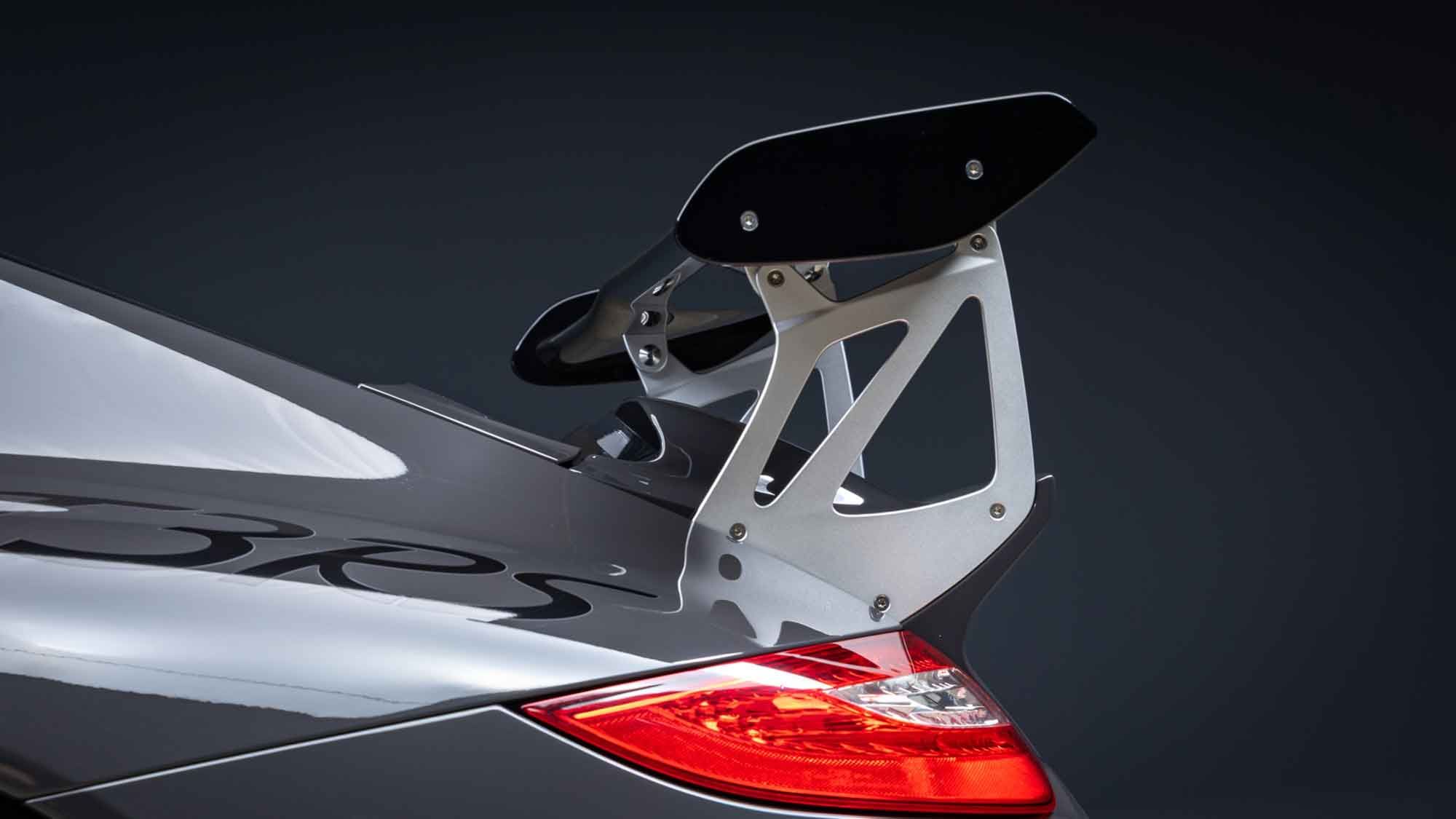 Rear wing of a Porsche 911 GT3 RS