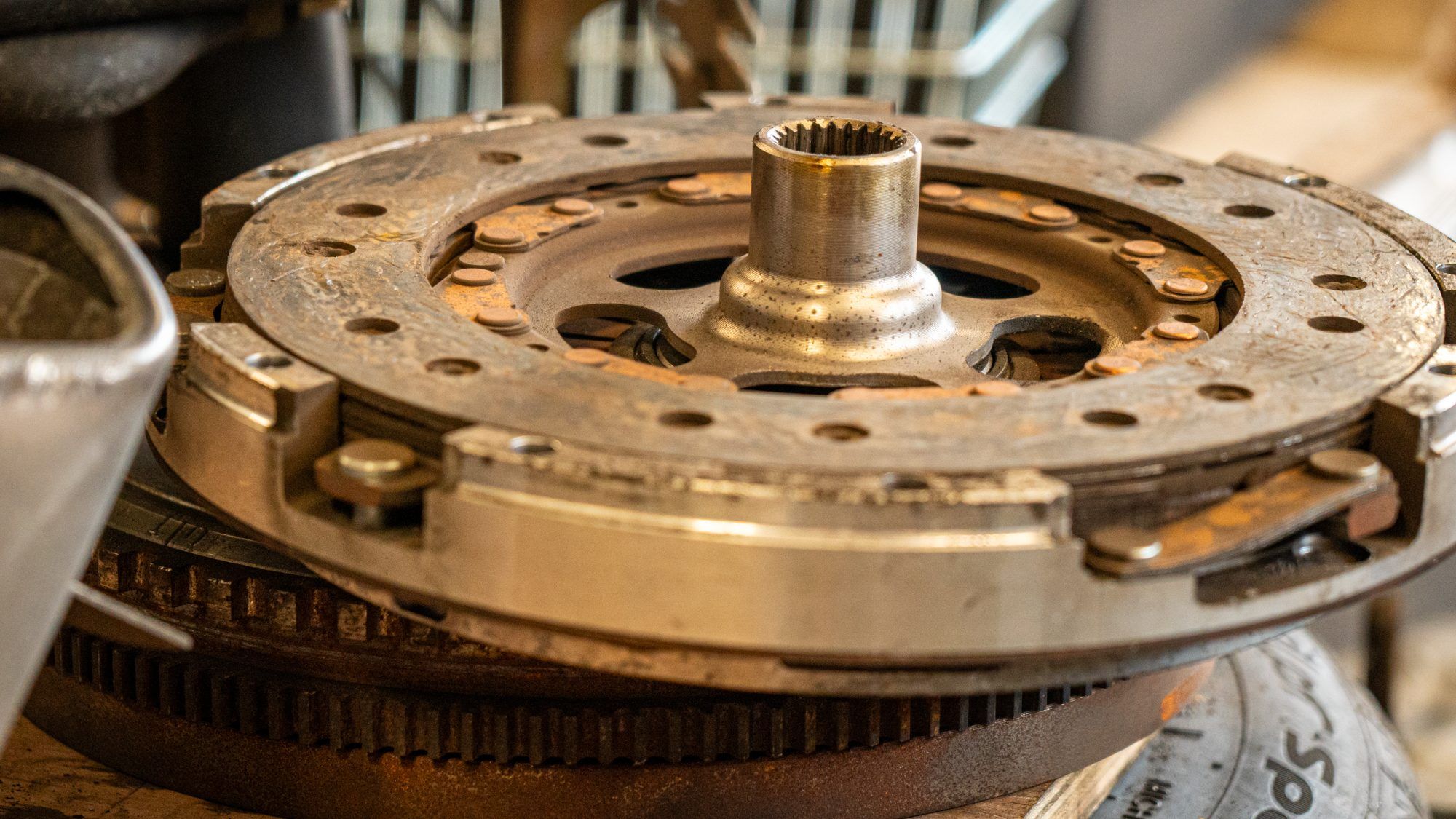 Porsche clutch pressure plate and flywheel